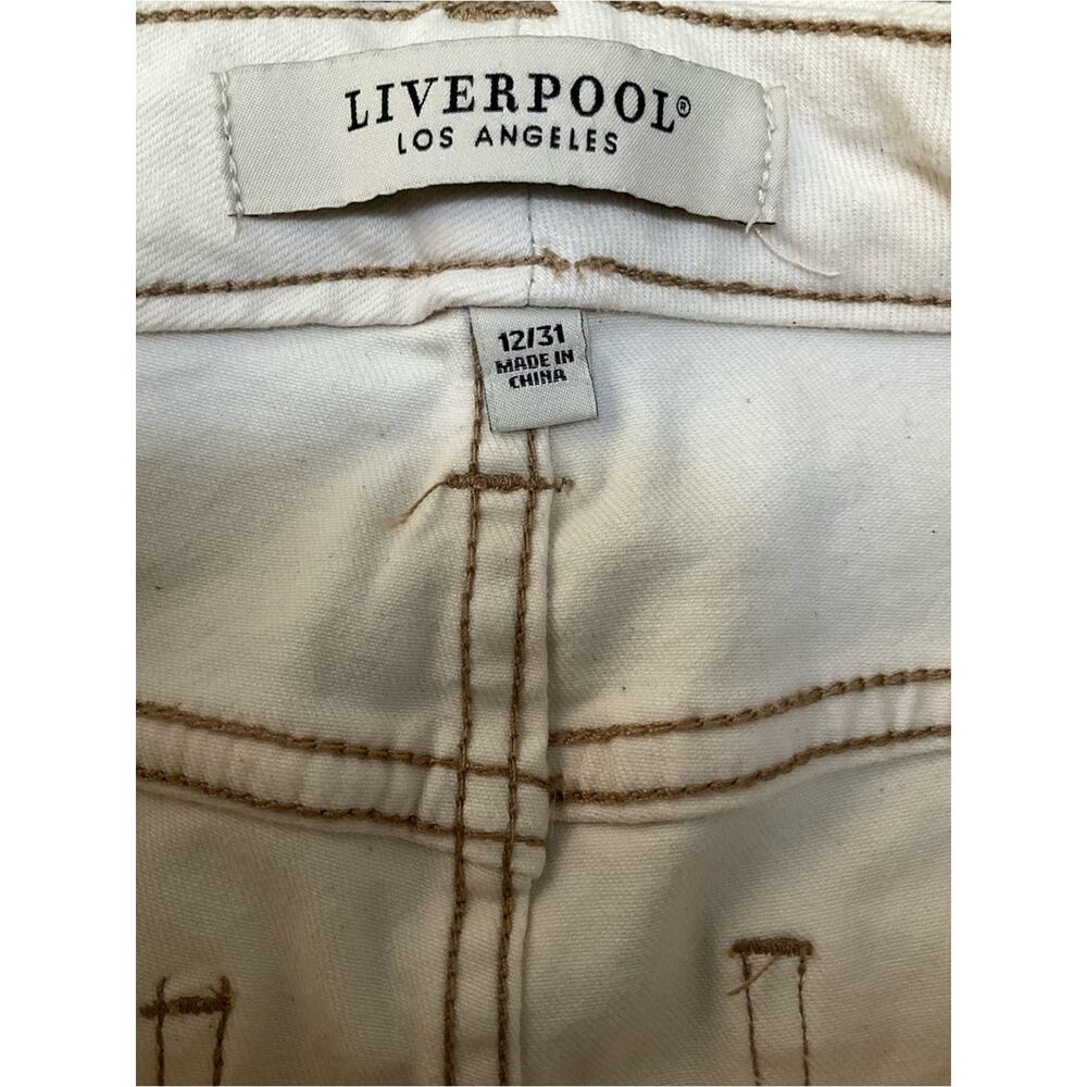 Liverpool Womens Hannah Crop Flare Utility Pants Size 12 NWT - Picture 9 of 11